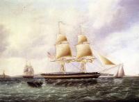James E Buttersworth - American Brig off New York